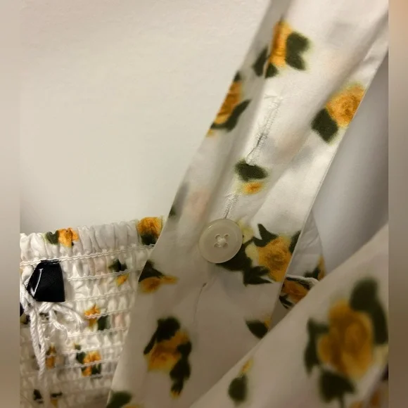 NWT J.Crew Squareneck Midi Dress in budding rose print - Picture 7 of 10